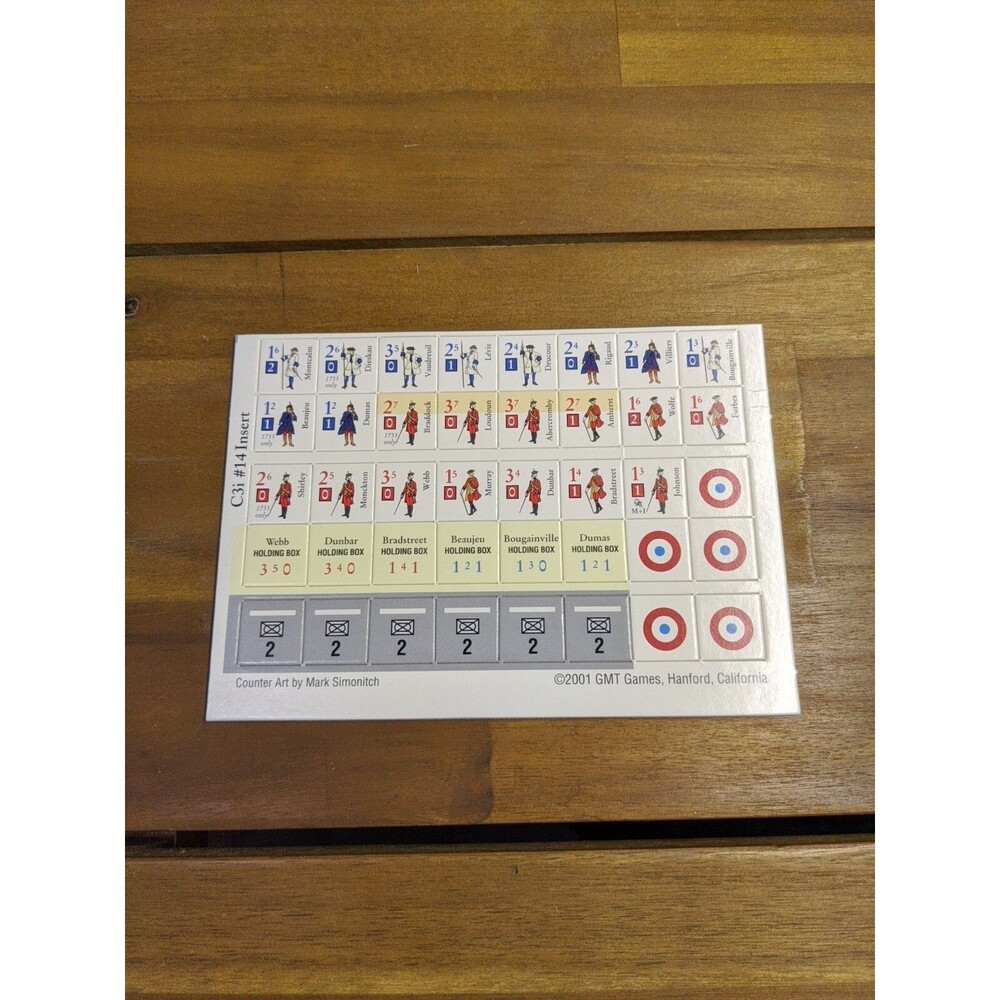 C3i #14 Insert Triumph And Glory Token Sheet